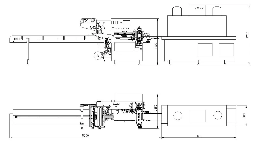 Automatic Heat Hot Sealing Sealer Shrink Shrinkable Shrinking Film Packing/ Wrapping Machine for Shampoo