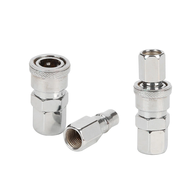 Pm Series 4mm 6mm 8mm 10mm 12mm 16mm One-Touch Metal Bulkhead Air Straight Connector Tube Push in Fitting