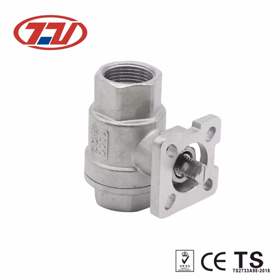 2-teiliger Edelstahl-Kugelhahn für Hauptleitungsverstopfungen